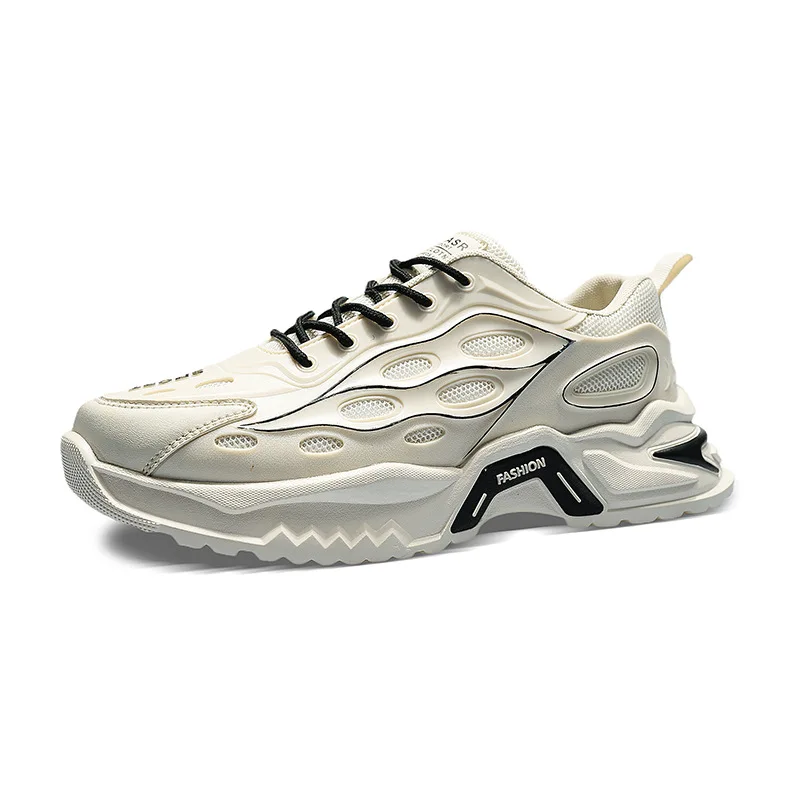 

Men Shoes Designer Luxury Sneakers New Fashion Mesh Breathable Walking Shoes Thick Bottom Increase Height Men's Casual Shoes