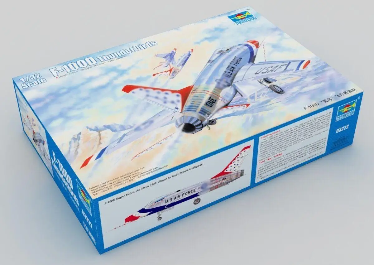

Trumpeter 1/32 SCALE 03222 F-100D Super Sabre `Thunder Birds`