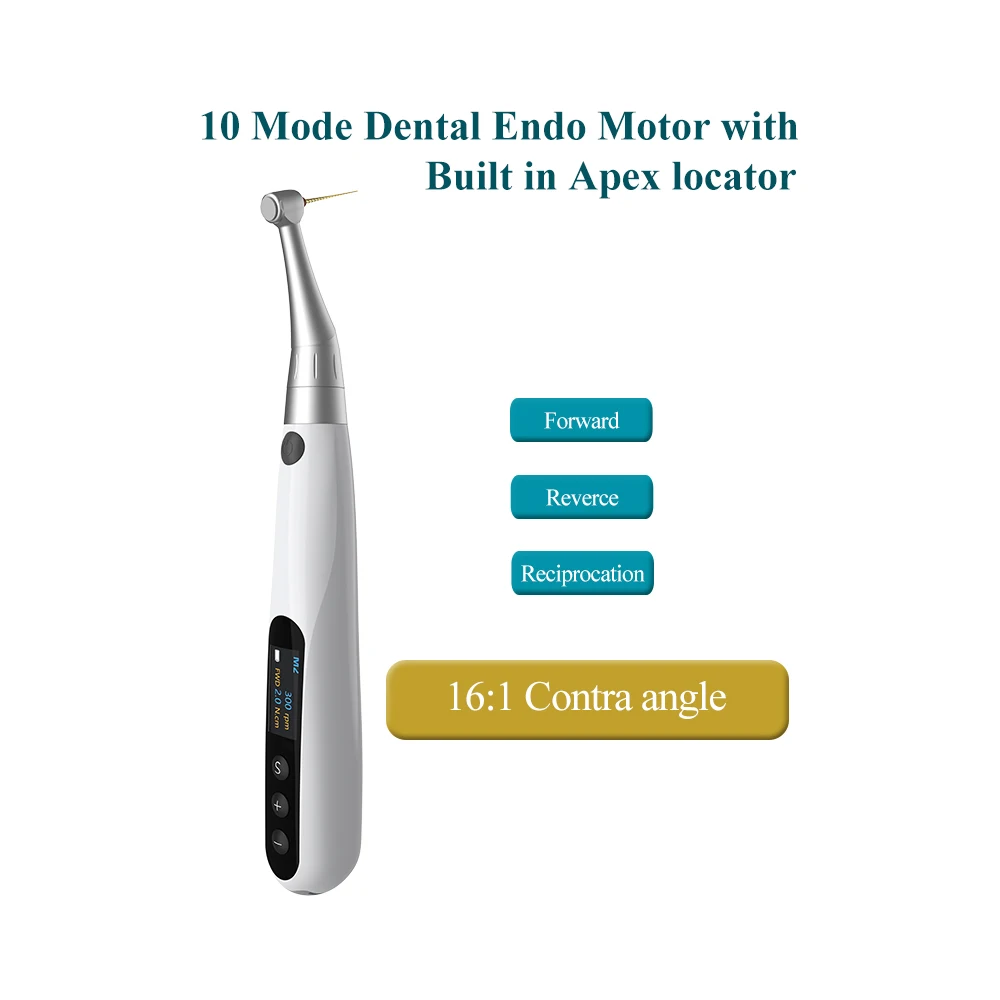 Эндодонтический двигатель d ental для обработки корневых каналов 16:1 угловой