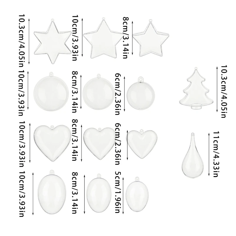 10 шт. прозрачная банка для конфет украшения вечеринки канистра хранения