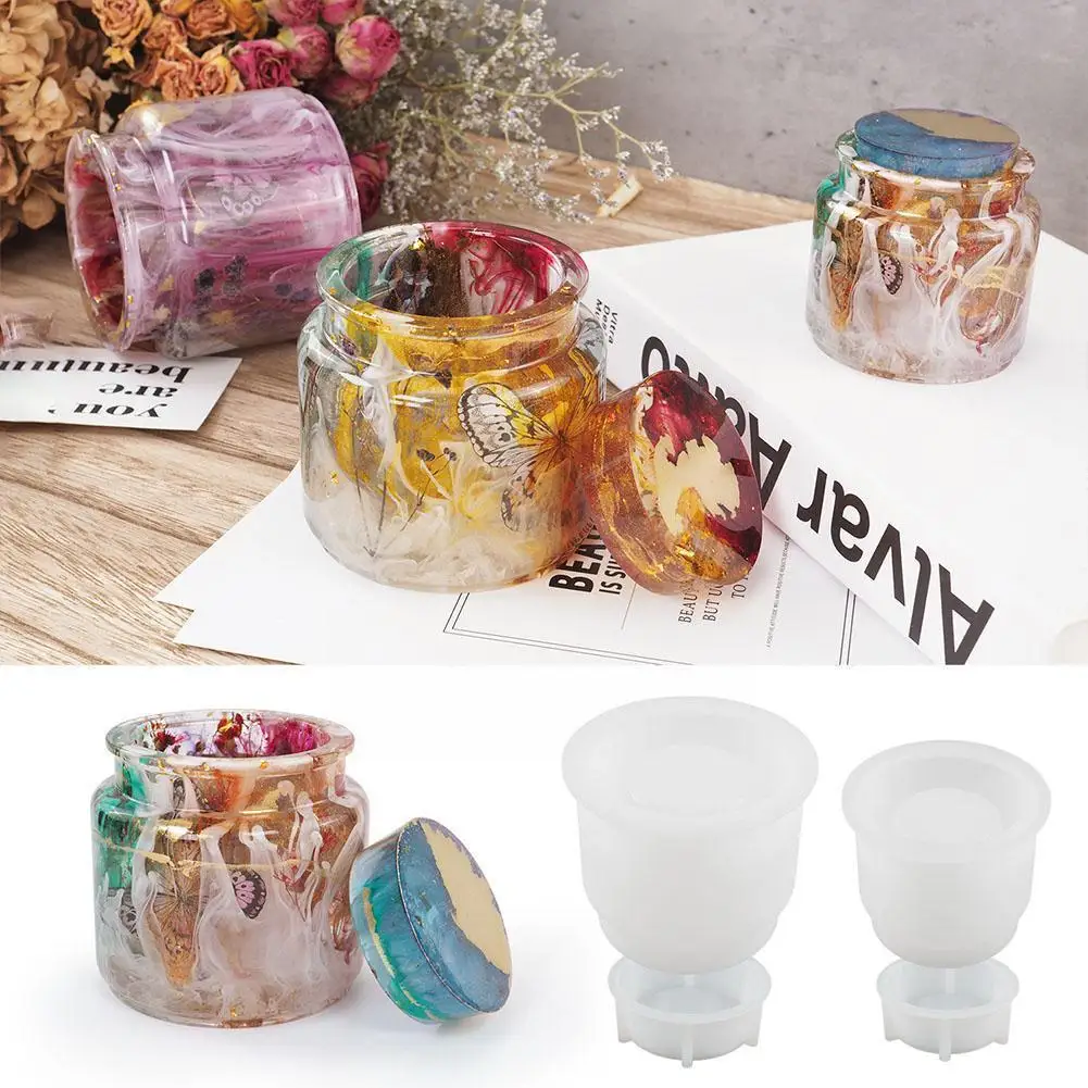 With Lids Candle Cup Cement Molds For Candle Making Supplies Q2u3