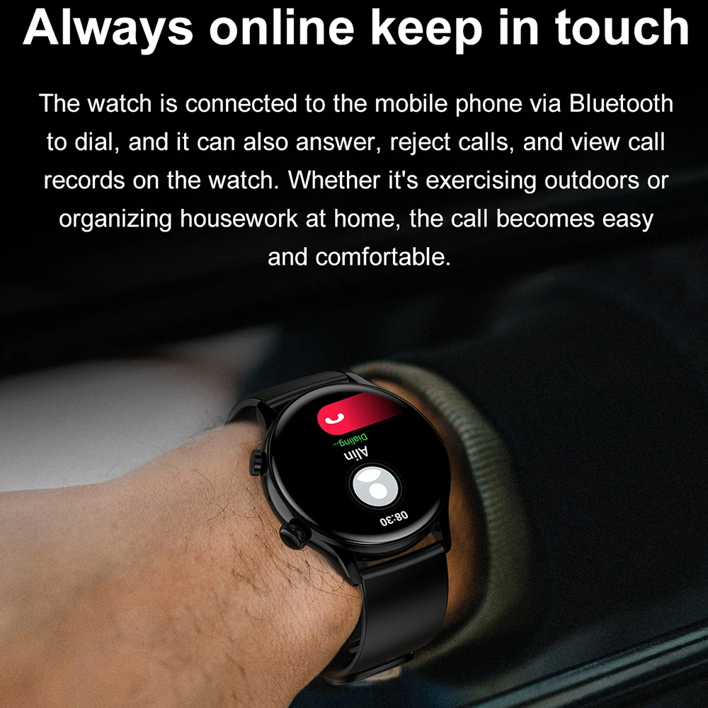 HK8 Pro NFC Smart Watch For Men Women 1.36 inch AMOLED Screen Smartwatch Wristwatch Bluetooth Call AI Voice Fitness Bracelet