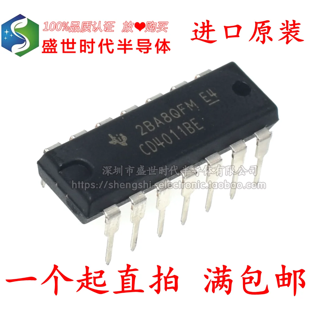 

10 шт./партия CD4011BE DIP14 2 IC