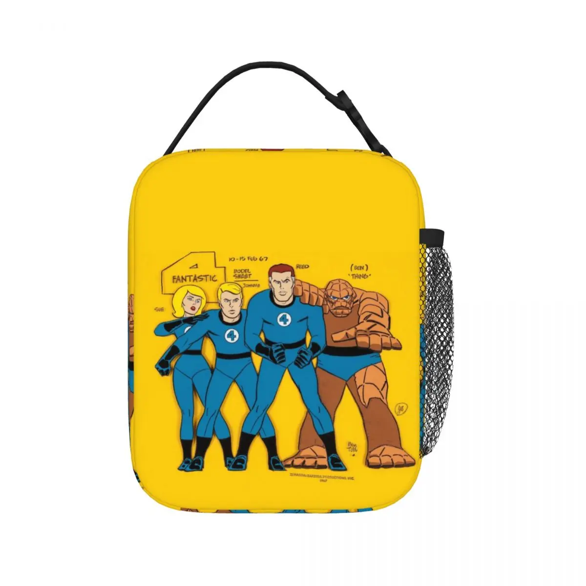 

The Fantastic Four Classic Insulated Lunch Bags Portable Picnic Bags Thermal Lunch Box Lunch Tote for Woman Work Kids School