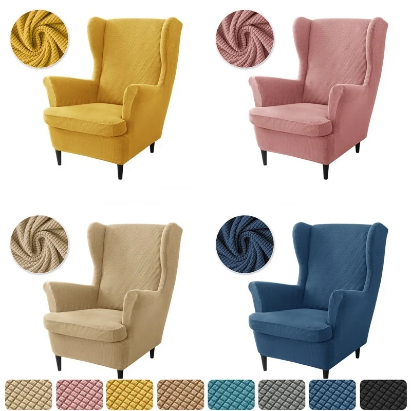Cover Stretch Spandex Armchair Covers Elastic Soft Sofa Protector Slipcovers With Seat Cushion Cover