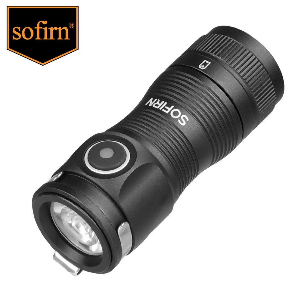 Фото Sofirn Mini SC13A Anduril Мощный фонарик 519A LED 1300 лм 18350 Перезаряжаемый светодиодный фонарь 95 High CRI с магнитом №2