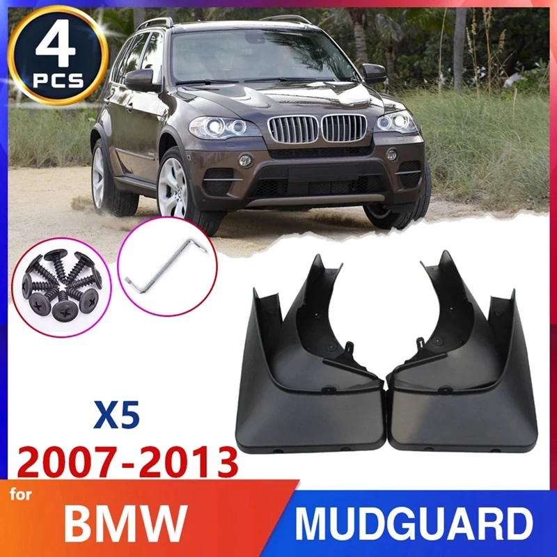 New-Car Mud Flaps Fender Mudguard Splash Guards for-BMW X5 E70 2007 2008 2009 2010 2011 2012 2013 | Автомобили и мотоциклы