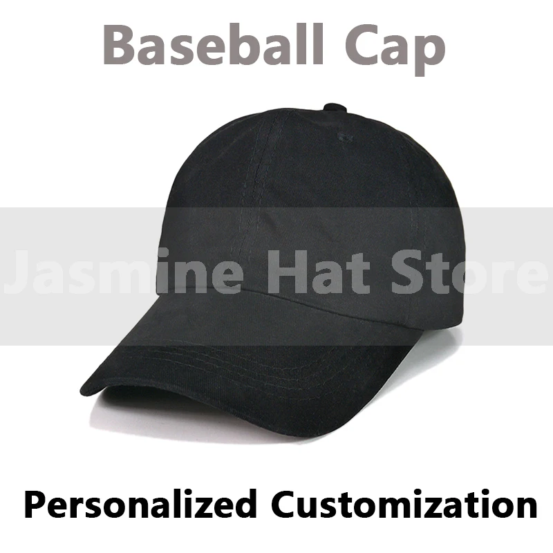 Gorra de béisbol personalizada con estampado bordado, sombrero de papá de algodón lavado Vintage, Snapback de algodón, Hip Hop