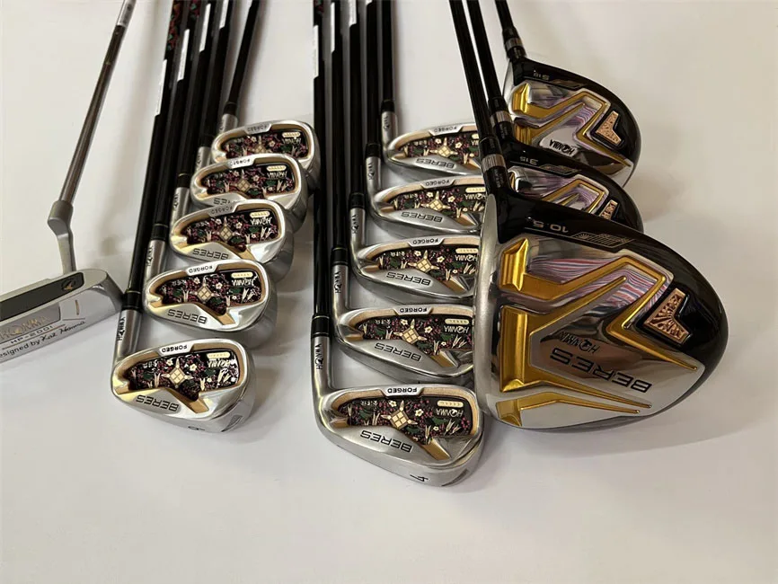 2022 New Golf club Honma S08 Golf club complete set  4 Star BERES Aizu Drawing Pattern  Graphite Shaft and Headcover