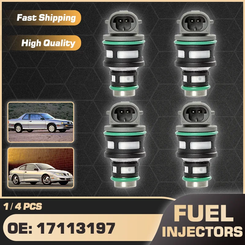 Форсунка топливных форсунок для Oldsmobile Cutlass Ciera 2.2L L4 1994-1996 Pontiac Sunfire 1995-1997 17113197 FJ10045