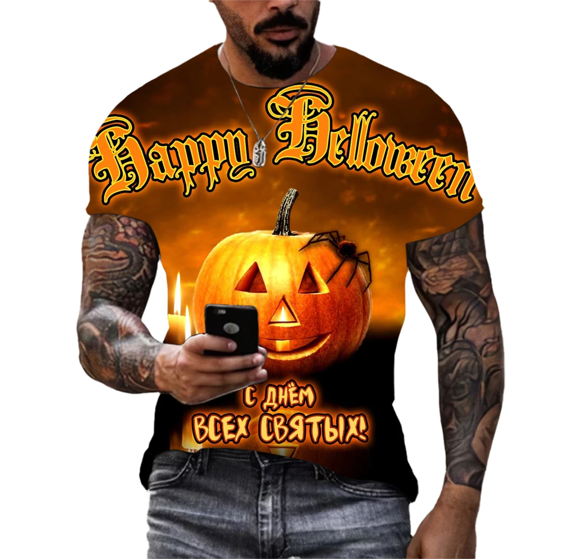 

Футболка с 3d принтом для Хэллоуина, мужские и женские модные футболки, детские футболки в стиле хип-хоп, топы, повседневные футболки с коротким рукавом, футболка для мальчиков, футболка с пемkin