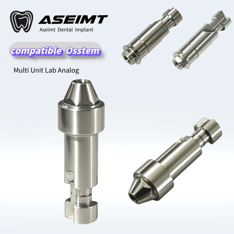 Зуботехнический аналог Multi Unit Lab Analog 4.04.85.0 мм для Osstem ASEIMT, титановый мультиюнит-абатмент, совместимый с CADCAM для зуботехнических лабораторий (art.: 3920db3ebb669) - 3920db3ebb669