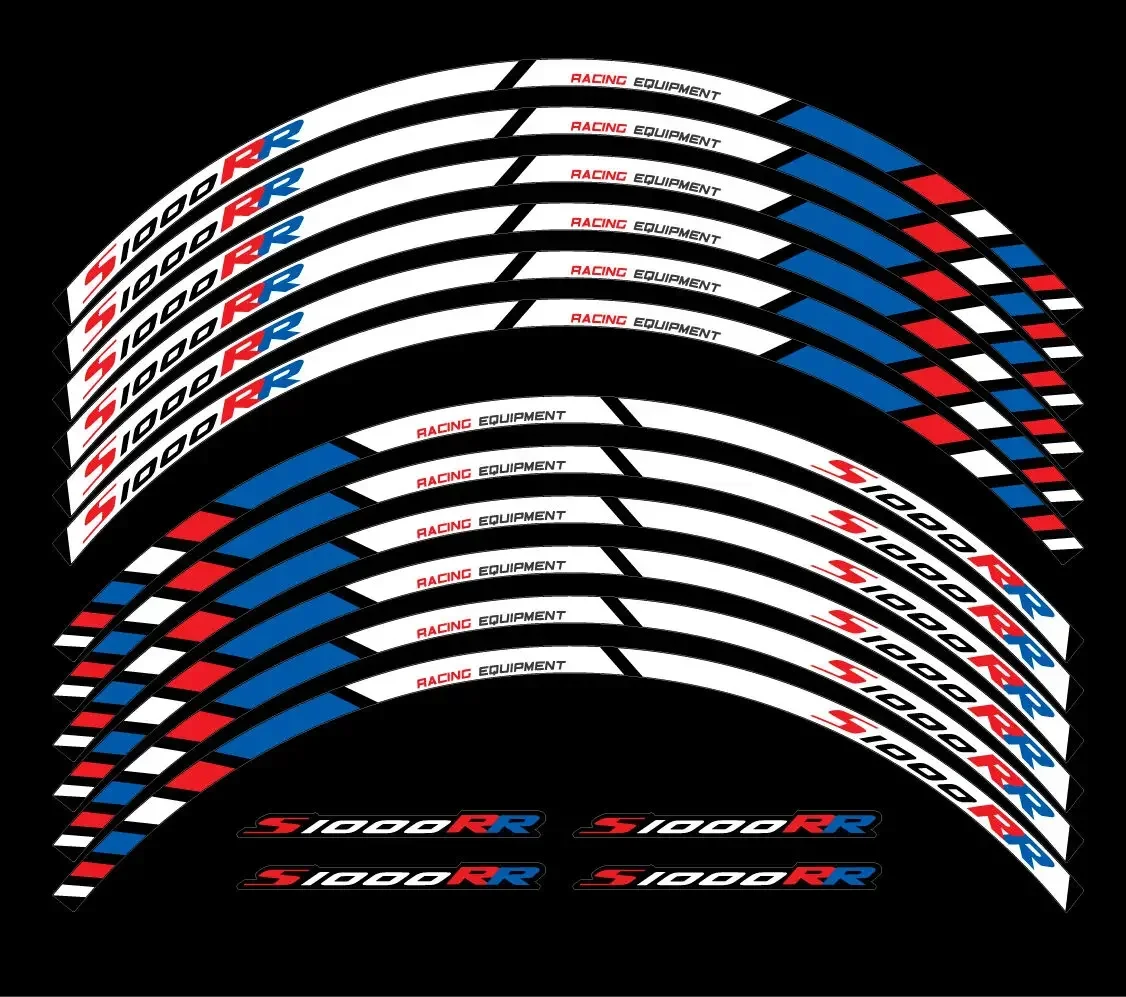 

Мотоциклетные Запчасти для BMW S1000RR, мотоциклетные Контурные наклейки на колесо, 12 ободов, ламинированные полосы Hp4