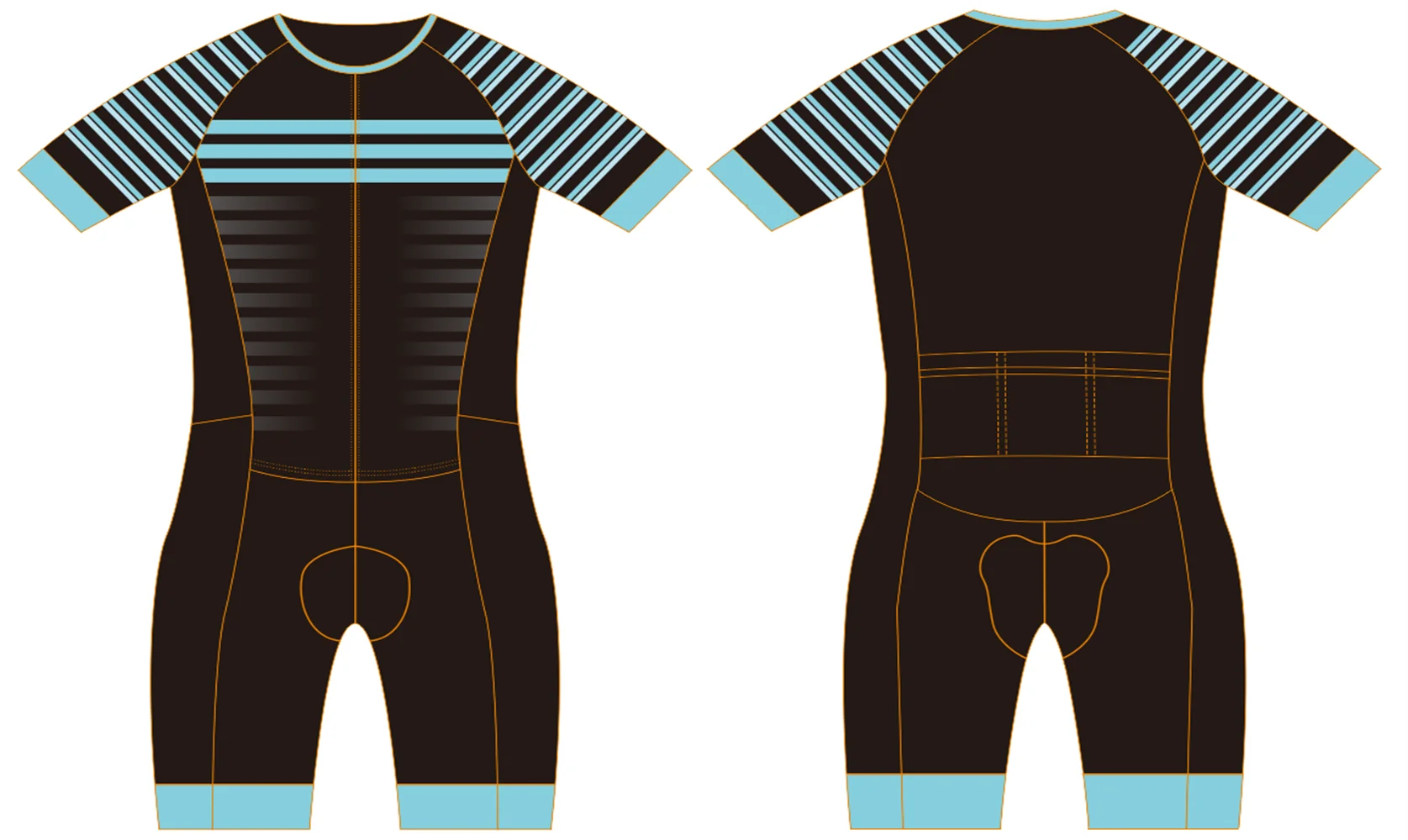 

Summer Hygroscopic And Sweat Releasing Jumpsuit Triathlon Skinsuits For Bicycle Clothing Cycling Jerseys Short Sleeve