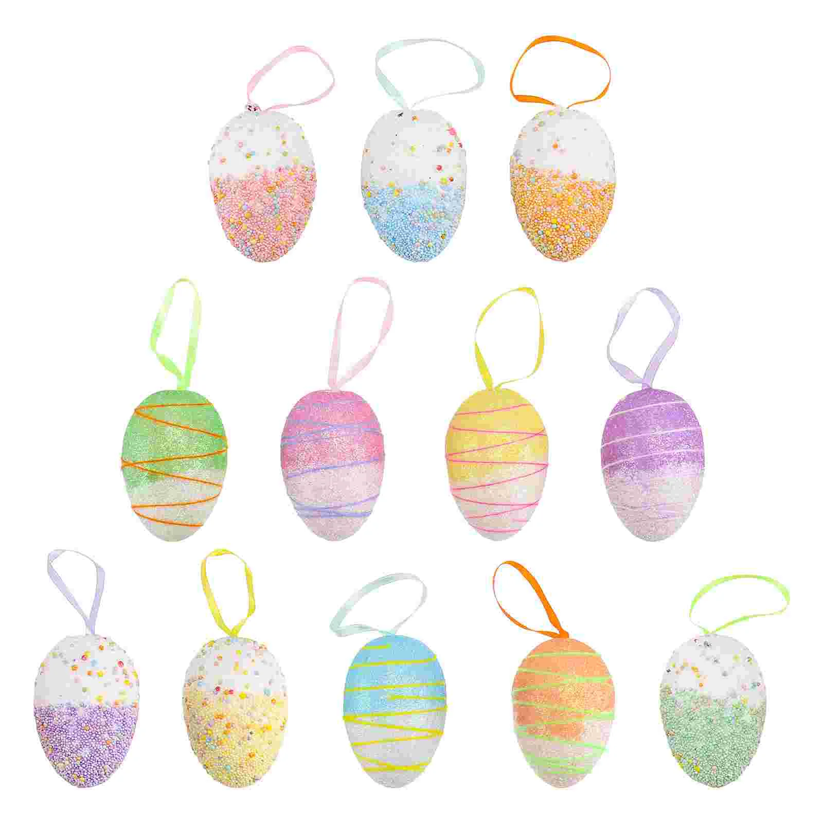 

12Pcs Easter Party Supply Adorable Easter Pendants DIY Crafts Kids Toy for Party