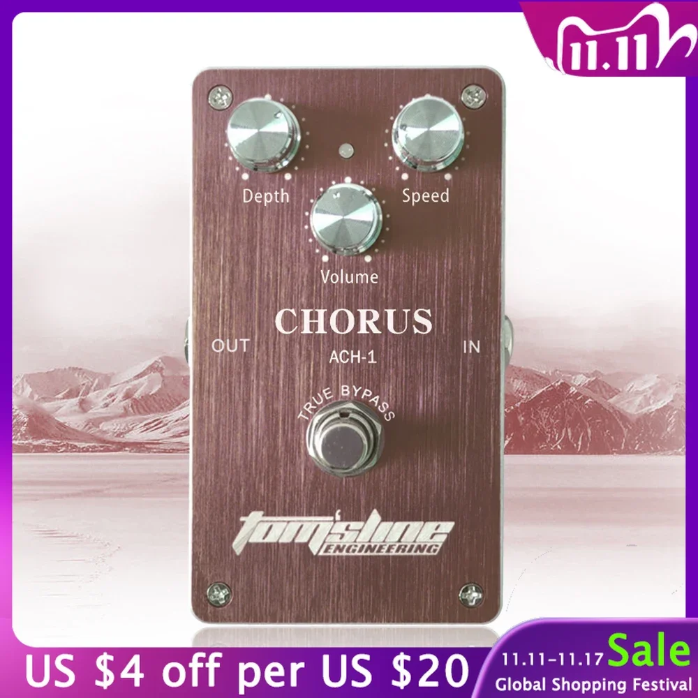 

Aroma ACH-1 Electric Guitar Chorus Effect Pedal True Bypass Aluminum Alloy Housing Electric Guitar Accessories Effect Pedal