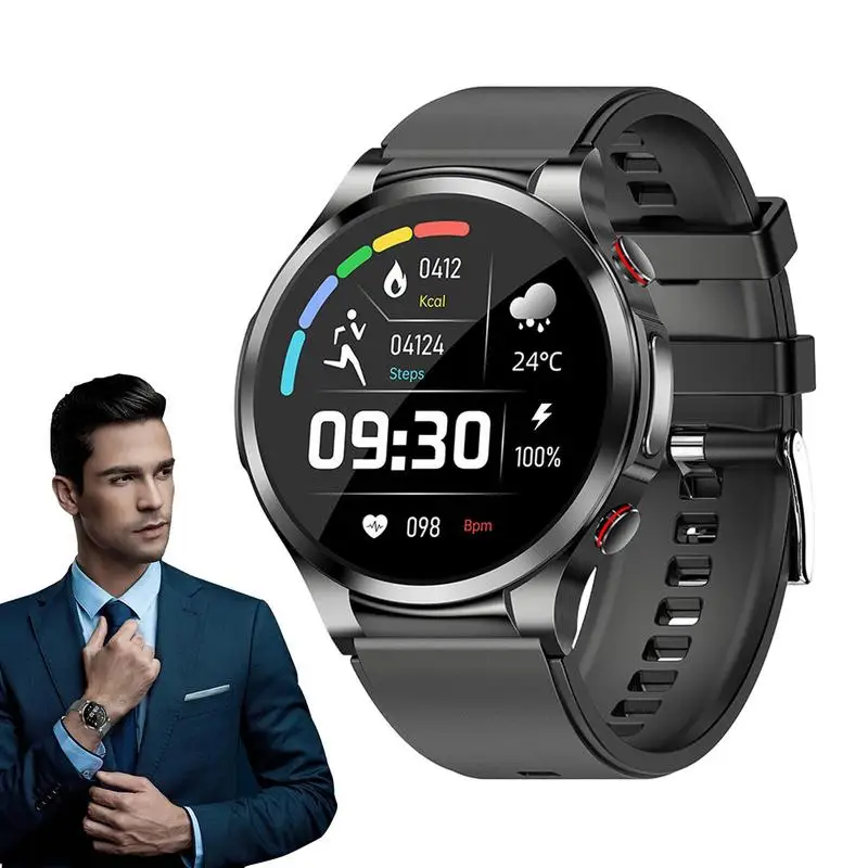 

Smart Watch W11 Blood Glucose Sugar 1.32-Inch Smartwatch Men Women 24 Hours Heart RateTemperature Fitness Trackers Monitoring