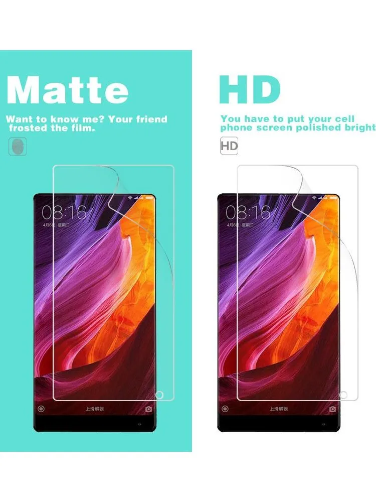 Прозрачная глянцевая пленка HD для Xiaomi Mi 5s 5x 6 6X 8 Se Max 3 Pro Plus Mix 2 2S Play Антибликовая пленка для ЖК-экрана с защитой от царапин