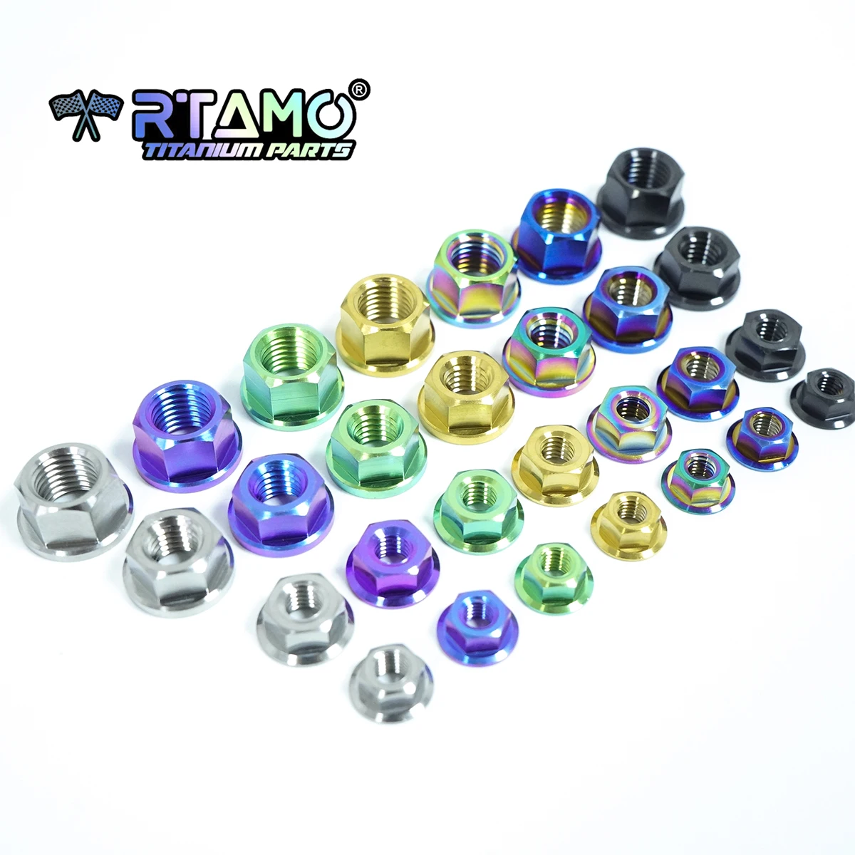 Титановая гайка M5 M6 M8 M10 M12 M14 для мотоцикла велосипеда автомобиля Gr5 (1 шт.)