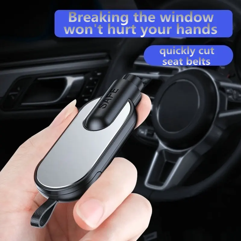 Car multifunctional safety hammer car emergency glass window breaker seat belt cutter life saving escape car emergency tool