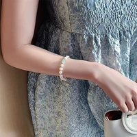 real gold electroplating baroque freshwater pearl adjustable bracelet jewelry gift simple wholesale pearl bracelet women