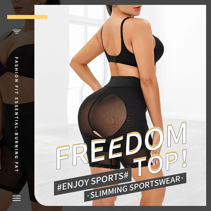 Женские Корректирующие трусики для живота Корректирующее белье с высокой талией