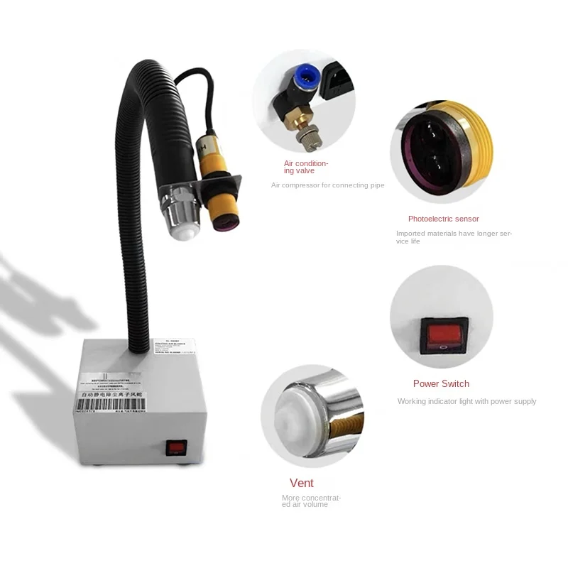 Sl-080Bf Ионная ветерная змея Фотоэлектрическая индукция Антистатический ионный