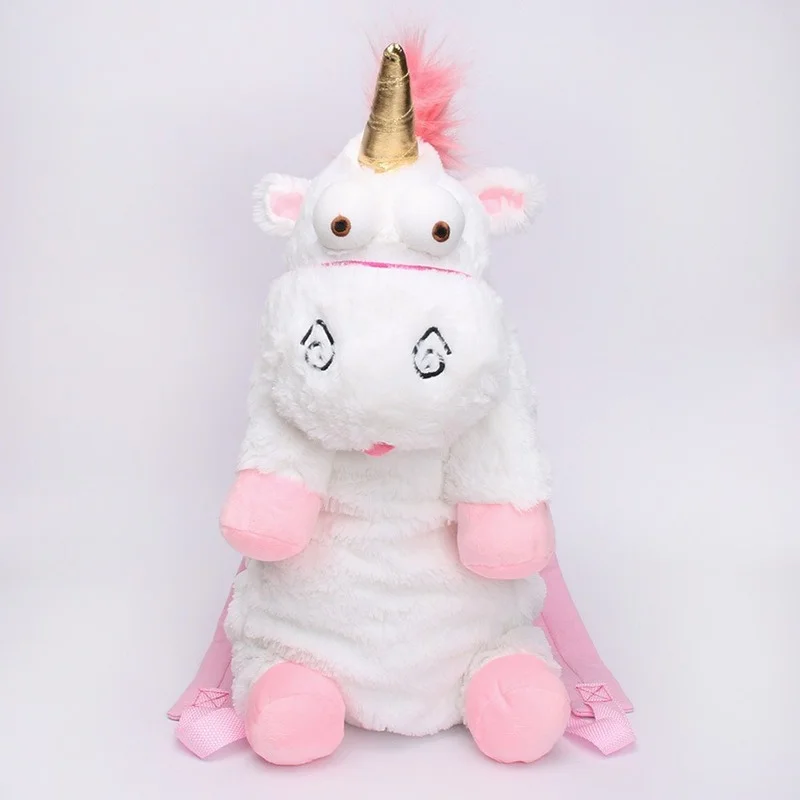 60CM Despicable Me Large Unicorn Backpack Children Day Travel Outdoor Girl Decor Cute Plush Toys Melody Sleeping Pillow