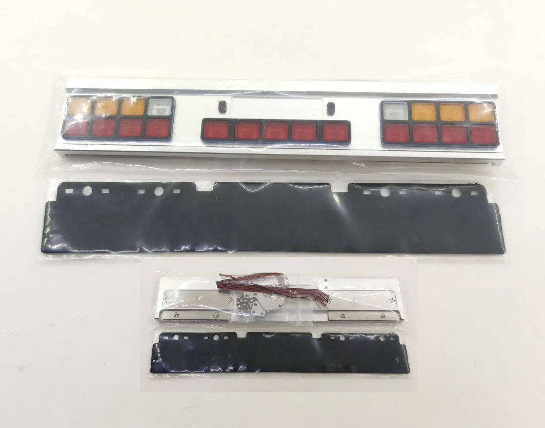 high quality CNC Aluminum alloy taillight PCB light for tamiya 1/14 RC truck 56319 56330 scania actros man Modification DIY enlarge