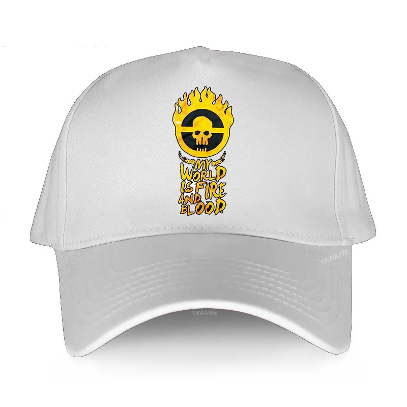 Кепка бейсбольная регулируемая для мужчин и женщин, роскошная шапка в черном цвете, с надписью «Mad Max Fury Road», «My World is Fire and кровь», в стиле хип-хоп