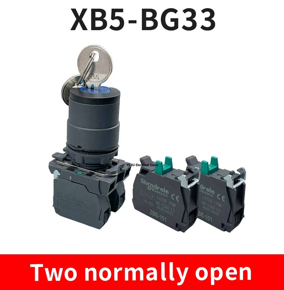 XB5-AG21 XB5-AG33 Принесите ключ кнопка выбора файлов открытое отверстие 22 мм Zbe-10