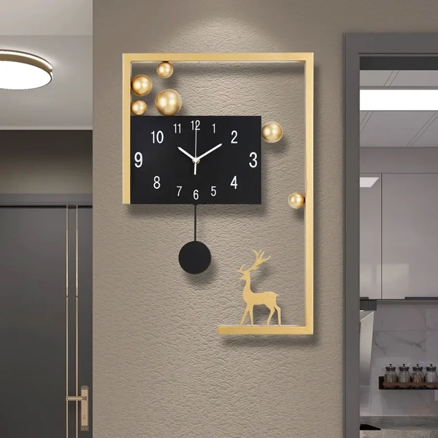 Настенные часы для гостиной элегантный подарок круглые домашние настенные