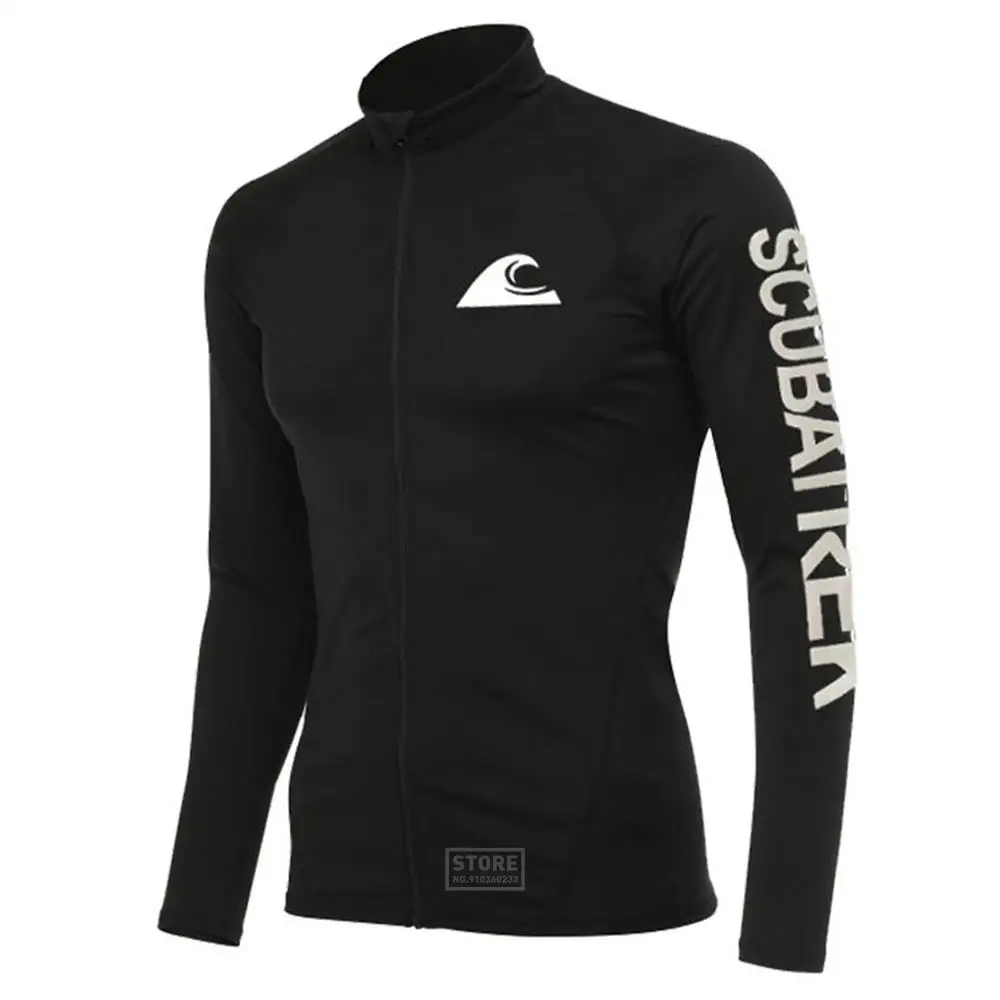 

Men Swimsuit Rashguard Lycra Long Sleeve Short Swim Rash Guard Quick Dry Surfing Driving T-Shirt For Swimming UV Protection