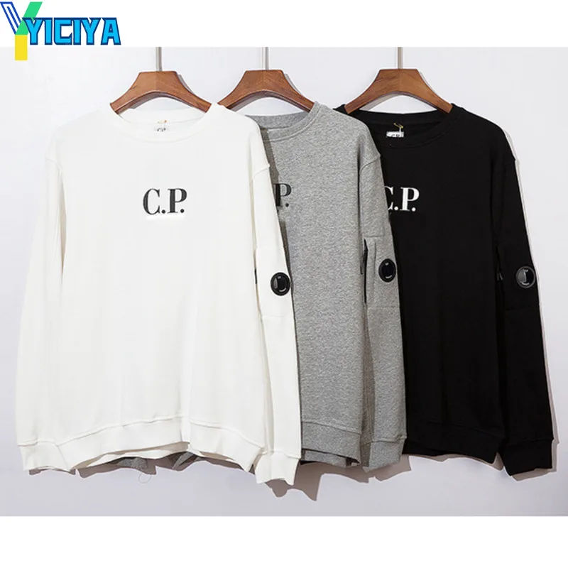 

YICIYA hoodie Sweatshirt CP brand Logo lens Luxury new High quality Blouse Sweatshirts Winter Long Sleeve Sweater Round collar