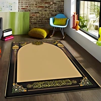 the muslim prayer blanket which is placed under the body during prayer is light and easy to carry