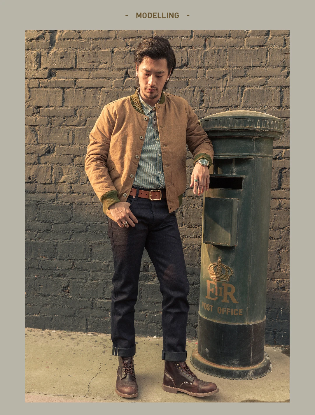 Red Tornado 14.5oz Selvage Jeans Slim Leg Opening Shape of 511 & GT Raw Denim men jeans