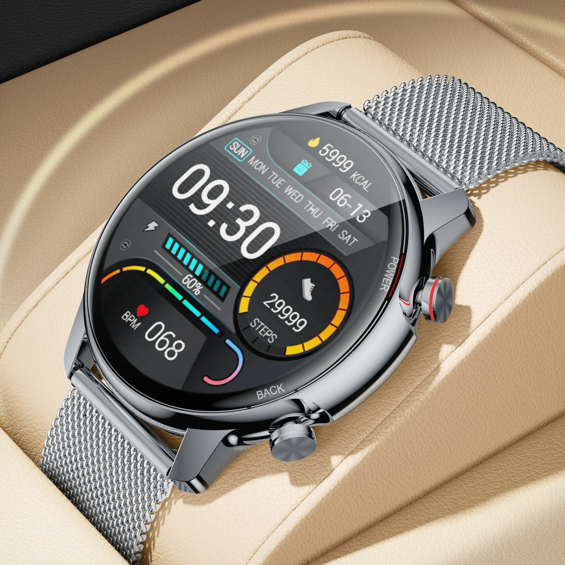 

Canmixs C18 Smartwatch Women 1.32 IP68 Waterproof Man Smart Watch Sleep Monitoring for Android iOS Phone Magic 4 reloj intelige