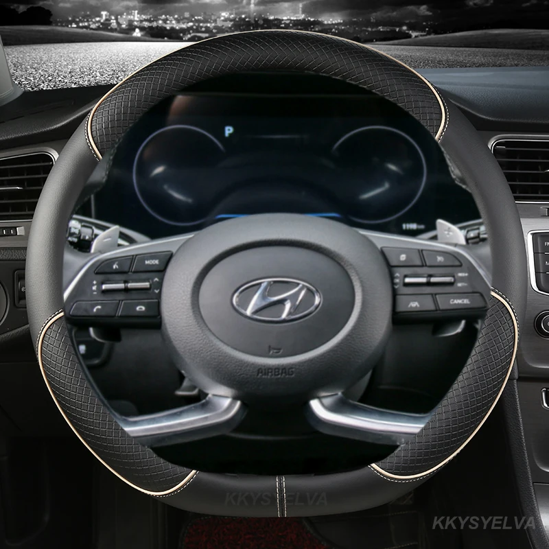Искусственная кожа из микрофибры D-образная искусственная для Hyundai Creta II 2021 2022
