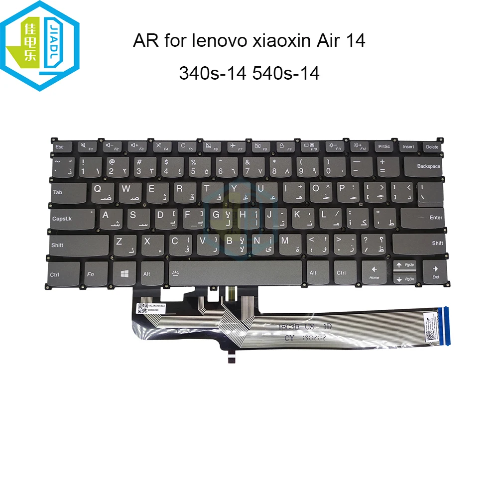 

AR Arabic Backlit Laptop Keyboard light for Lenovo Yoga S540-14 540S-14 340S-14 A340-14 XiaoXin Air-14IIL Air-14 2019 PP2SB-AR
