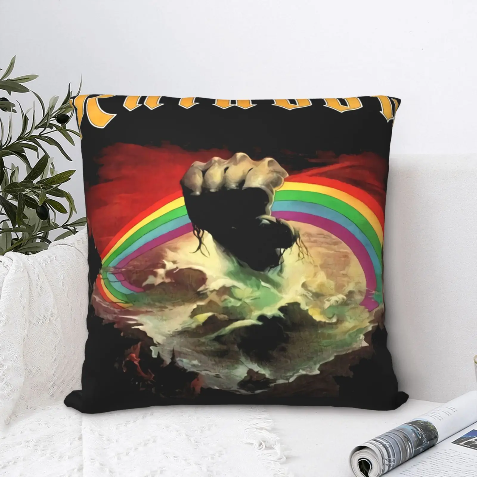 

Подушка Reprint Rainbow Rising M1581, чехол для дивана, персонализированная Декоративная Подушка Аниме