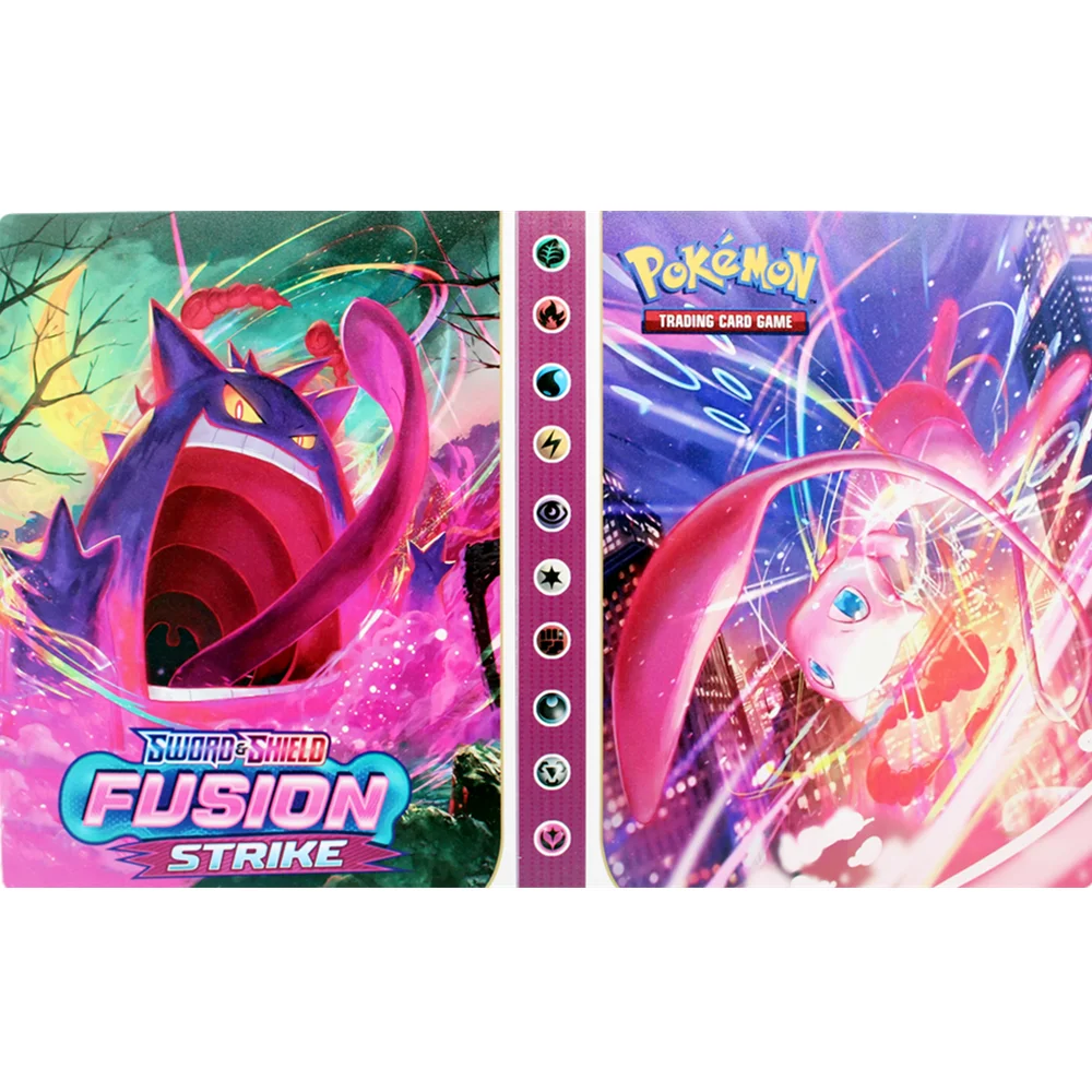 

27 Kinds of Album Pokemon Gengar Meower TAKARA TOMY New 240 Pack Game Cards VMAX GX EX Holder Favorites Children's Toy Gifts