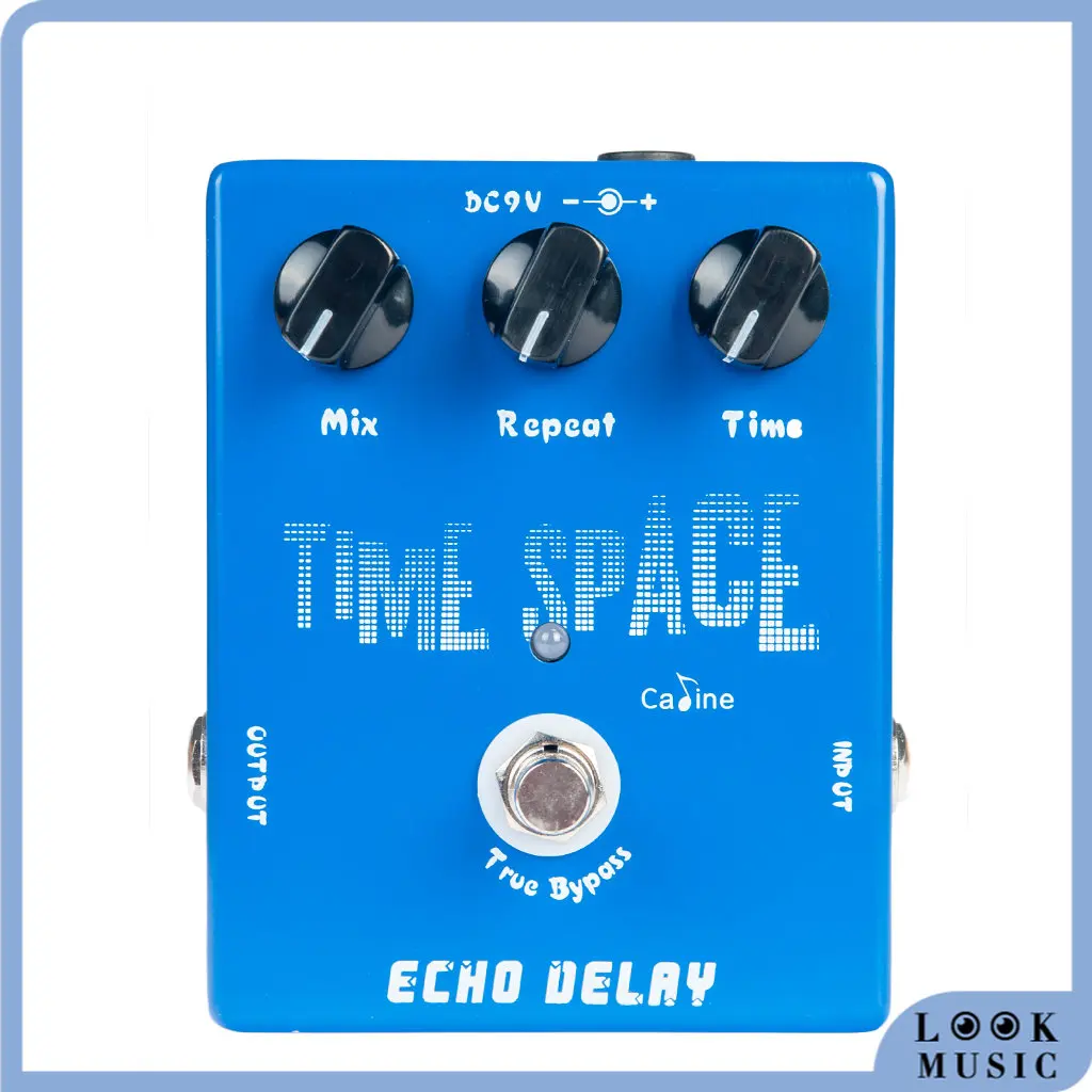 

Caline Pedal CP-17 Delay Effect Pedal Time Space Echo Electric Digital Pedal With 3 Switches Aluminum Alloy Housing True Bypass