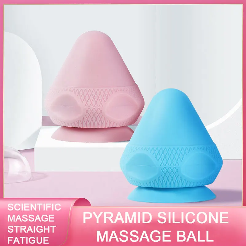 

Silicone Massage Ball Mini Portable Yoga Fitness Muscle Relax Suction Wall Mounted Massage Ball For Back Neck Head Foot Massager