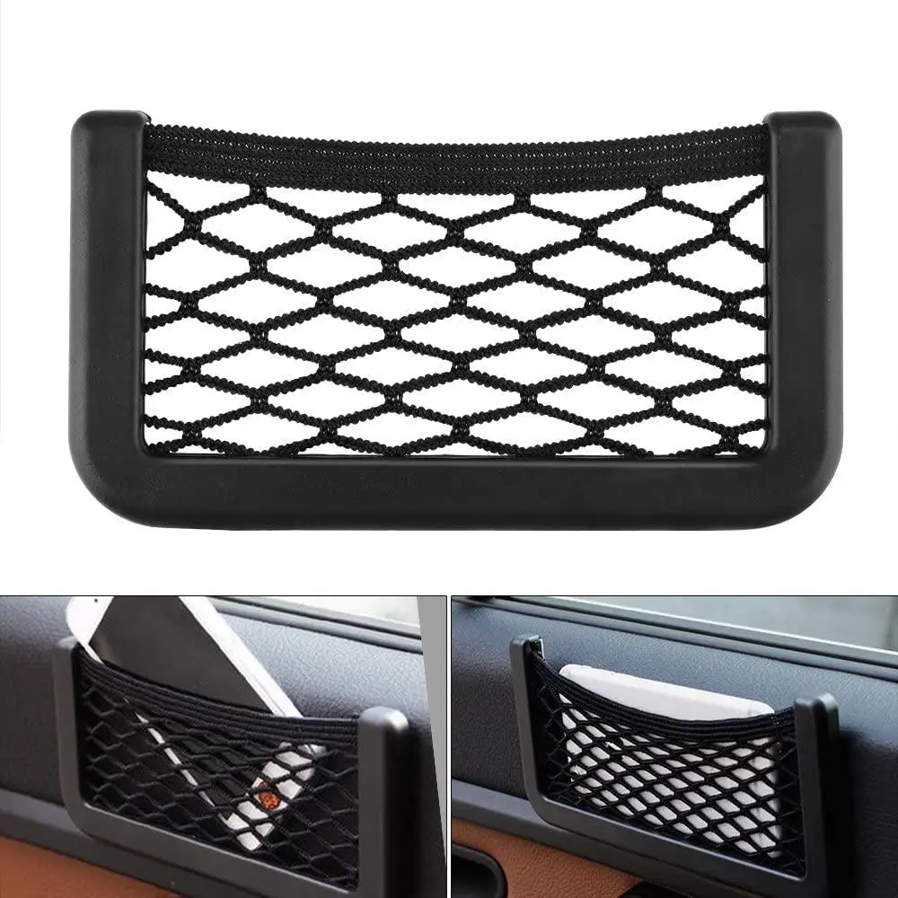 

Car Interior Storage Net Pocket Bag Creative Car Supplies For Car Mesh Sundries Storage