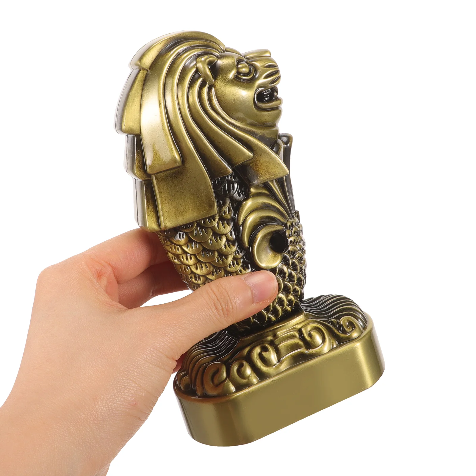 Статуя животного фэн-шуй орнамент с левом металлическая скульптура модель офиса