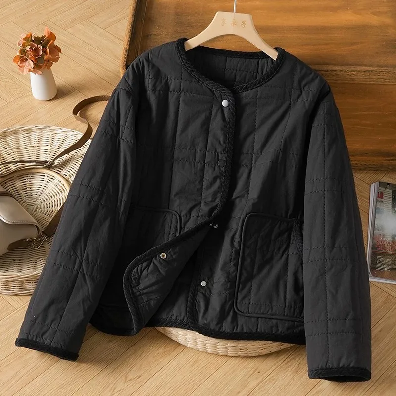 Новое поступление 2024 зимнее женское повседневное свободное теплое утолщенное