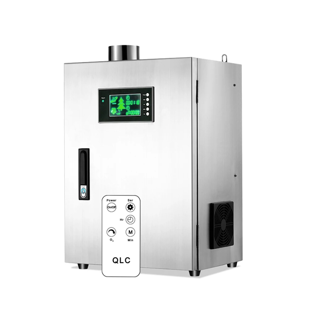 

Qlozone waste gas treatment environmental protection equipment commercial kitchen odour and oil removal ozone generator
