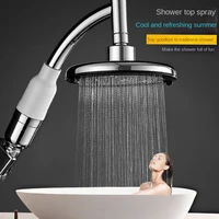 pressurized hand held shower nozzle negative ion filtration water saving shower nozzle dual purpose top spray