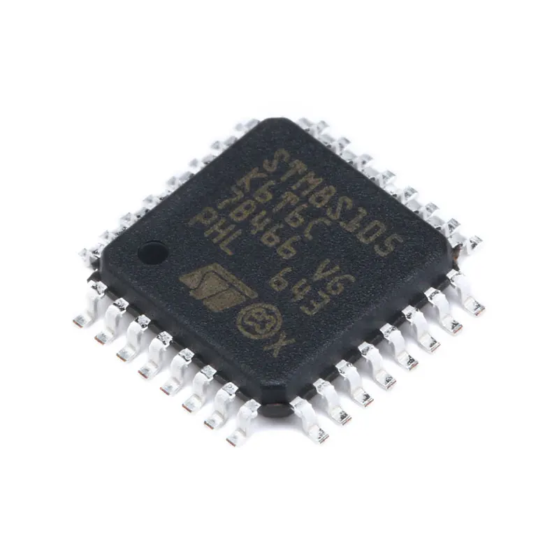 

10PCS/Pack New Original STM8S105K6T6C LQFP-32 16MHz/32KB Flash memory / 8-bit microcontroller MCU