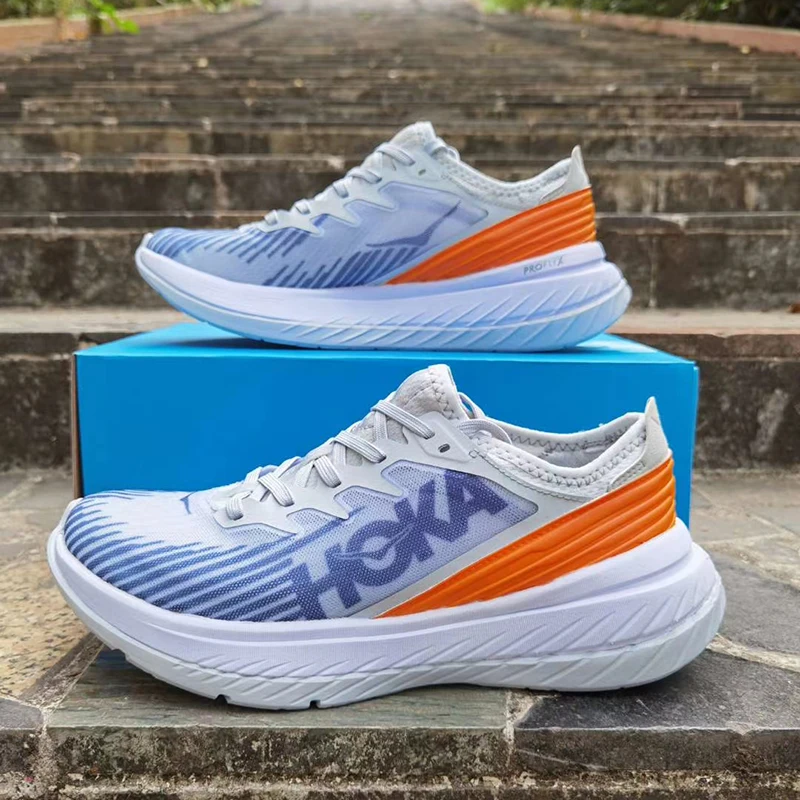 Мужские кроссовки HOKA ONE карбоновая модель задние для бега гоночная дорожная